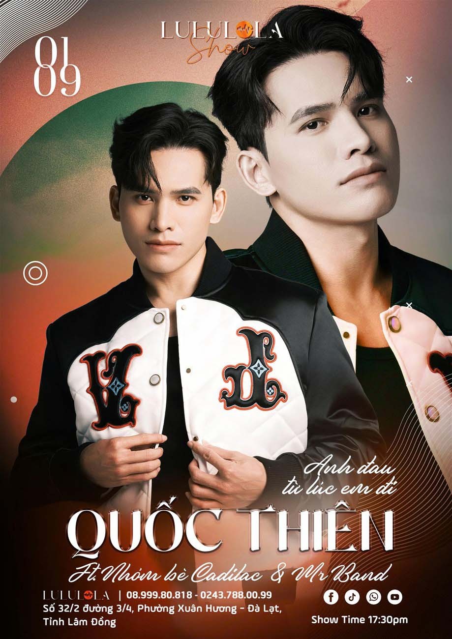 Liveshow QUỐC THIÊN - ANH ĐAU TỪ LÚC EM ĐI tại Đà Lạt - Ngày 01/09/2025